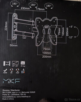 Držák TV na zeď MKF-17DP221 - 6