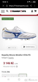 Kopačky Mizuno Morelia II FG Elite, 41 - 6