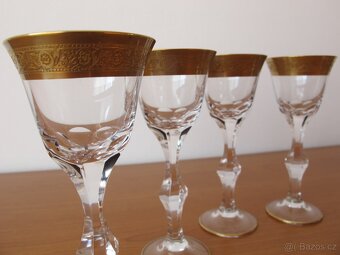 Prodám pozlacené skleničky - 6