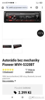 Autorádio Pioneer Bluetooth - 6