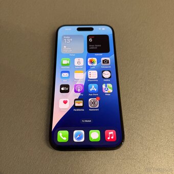 iPhone 15 Pro 256GB černý, pěkný stav, 12 měsíců záruka - 6