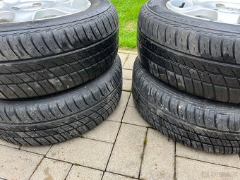 4x alu disky 4x100 R14, letní pneu 70% - 6