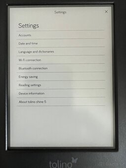 Nová čtečka ereader Tolino Shine 5 16GB (Kobo Clara BW) - 6