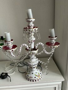 Přejimane sklo svicen lampa - 6