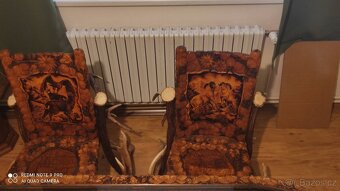 Protěžová sestava / souprava, myslivecká souprava z paroží - 6