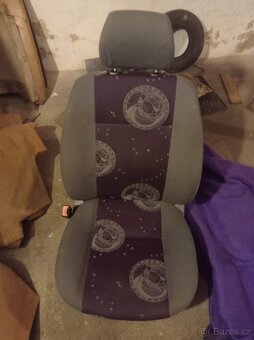 Škoda Felicia fialova mystery interiér sedačky - 6