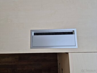 Psací stůl pro dva – velká pracovní plocha, skvělý stav - 6