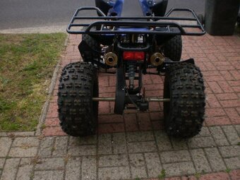 dětská čtyřkolka 125ccm modrá - 6