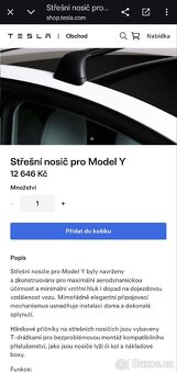 Originál střešní nosič pro Tesla Model Y - 6