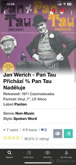 Jan Werich - Pan Tau Přichází % Pan Tau Naděluje top stav - 6