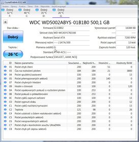 Pevné disky (HDD) WD 500Gb SATA, 3.5". - 6
