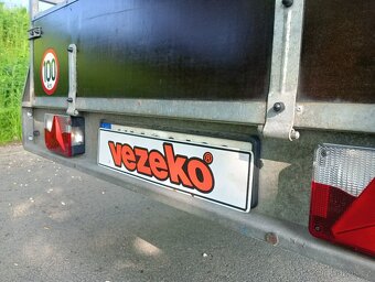 Prodám přívěsný vozík VEZEKO BRONTO 1600 kg – top stav, nová - 6