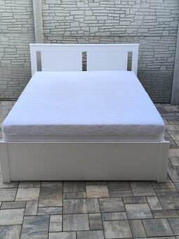 Prodám manželskou postel + Matrací 140cm x 200cm - 6