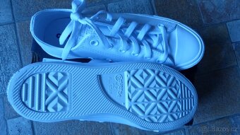 Converse bílé kožené boty v.39 nové - 6