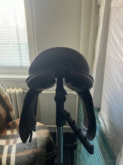 Kožené sedlo všestranné, komora 2, 16” - 6