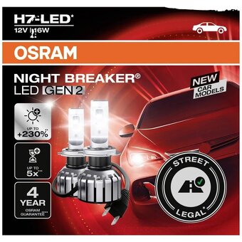 Legální LED žárovky OSRAM Night Breaker H7 LED Gen2 - 6