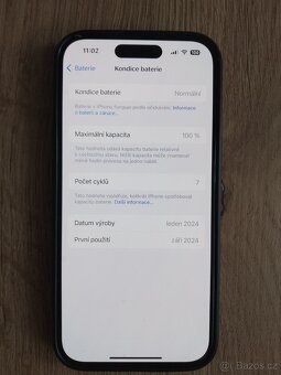iPhone 15 128GB černý + příslušenství 100% BATERIE - 6