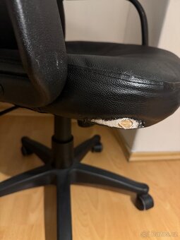 Kancelářské kožené křeslo - 6