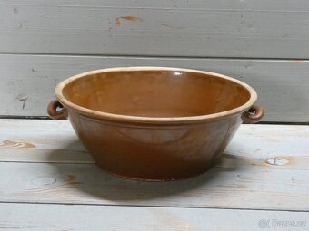 Starožitná mísa z kameniny - 6