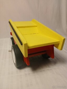 Starožitné dřevěné autíčko - 6