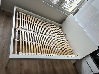 Bílá postel 160x200 ikea Malm - 6