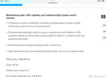 PILOVÉ PÁSY NA KOV.  MILWAUKEE - 6
