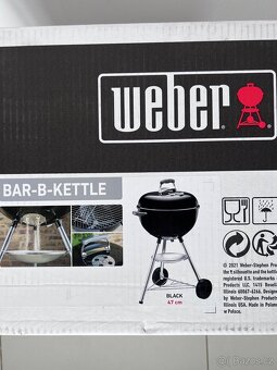 Weber, Bar-B-Kettle 47 cm, gril na dřevěné uhlí - nový - 6