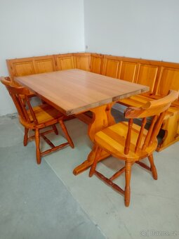 Masív rohová sedací souprava - 6