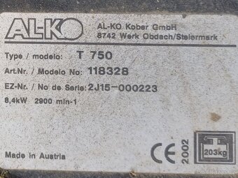 Zahradní traktůrek AL-KO T750 - 6