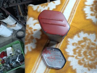 Maska Jawa,výfuk čz 150c,zadní světlo,pulbuben,mustang - 6