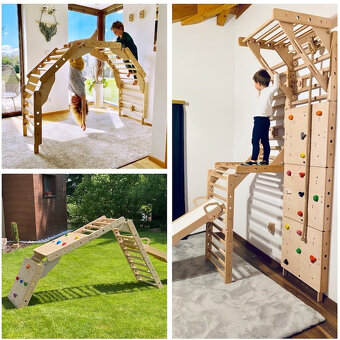 Dětská stavebnice Faber - prolézačky,ribstole,klouzačka, ... - 6