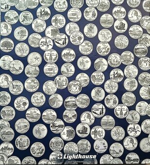 Sada 50 mincí "50 State Quarters" USA v albu 1999 - 2008 - 6