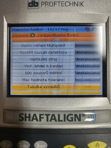 Laserový přístroj na ustavovani točivých stroju + software - 6