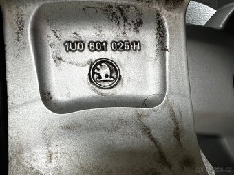 Alu letní sada orig. ŠKODA - 5/100 R15 - 195/65/15 - 6