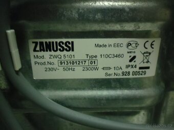Prodáme pračku Zanussi na 5 kg prádla, horní plnění - 6