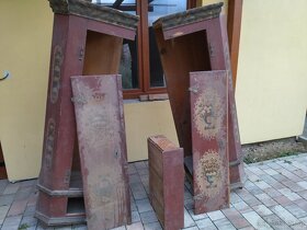 Malovaná skříň 1830 - ORIGINAL Původní stav - 6