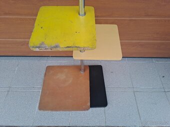 chrom - chromovaný květinový stojan - stolek THONET - KOVONA - 6