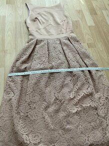 Nové béžové šaty Oasis vel. XS - 6