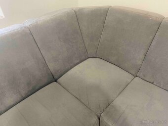 Sedací souprava šedá - pravý roh - 6