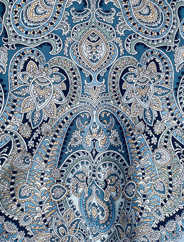 Ruský šátek 89x89 cm 100% merino, Pavlovskij Posad - 6