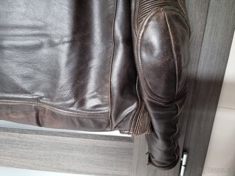 Airbagová bunda Helite Roadster hnědá kožena, XXL - 6