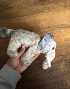 TY Elephant Beanie Baby - slon plyšový - 6