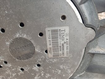 MERCEDES ML W164, GL X 164 APOD. VENTILÁTOR SAHARY 850W - 6
