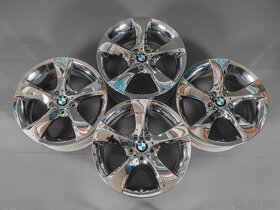 BMW X1 OD 2009 ORIG. R19 DVOUROZMĚR 5x120, CHROM 4KS (755T) - 6