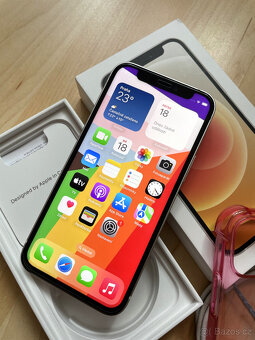 Apple Iphone 12 mini 128GB bilý / krásný stav / 100% baterie - 6