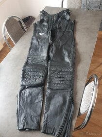Kožené motorkářské kalhoty - 6