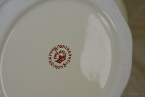 Retro porcelánový mycí set na kovovém stojanu - 6