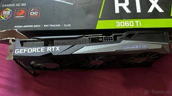 Prodám GIGABYTE GeForce RTX 3060 Ti - 6