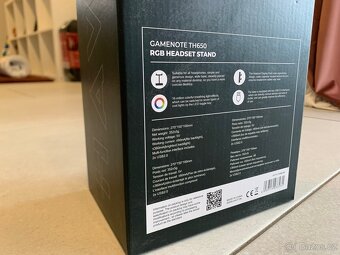 NOVÝ - Stojan na sluchátka Havit TH650 s RGB podsvícením - 6