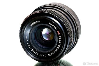 CZJ Flektogon electric RED MC 2,4/35 M42 TOP STAV - 6